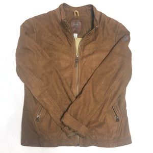 Timberland | Leather Bomber Jacket | Size M